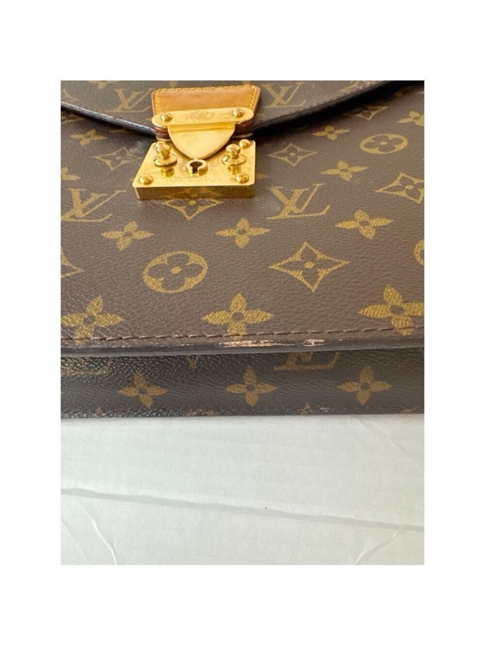 Vintage Louis Vuitton Monogram Serviette Briefcase 15” - Picture 5 of 13